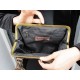 Layla Zipped Clip Lock Handbag Brown